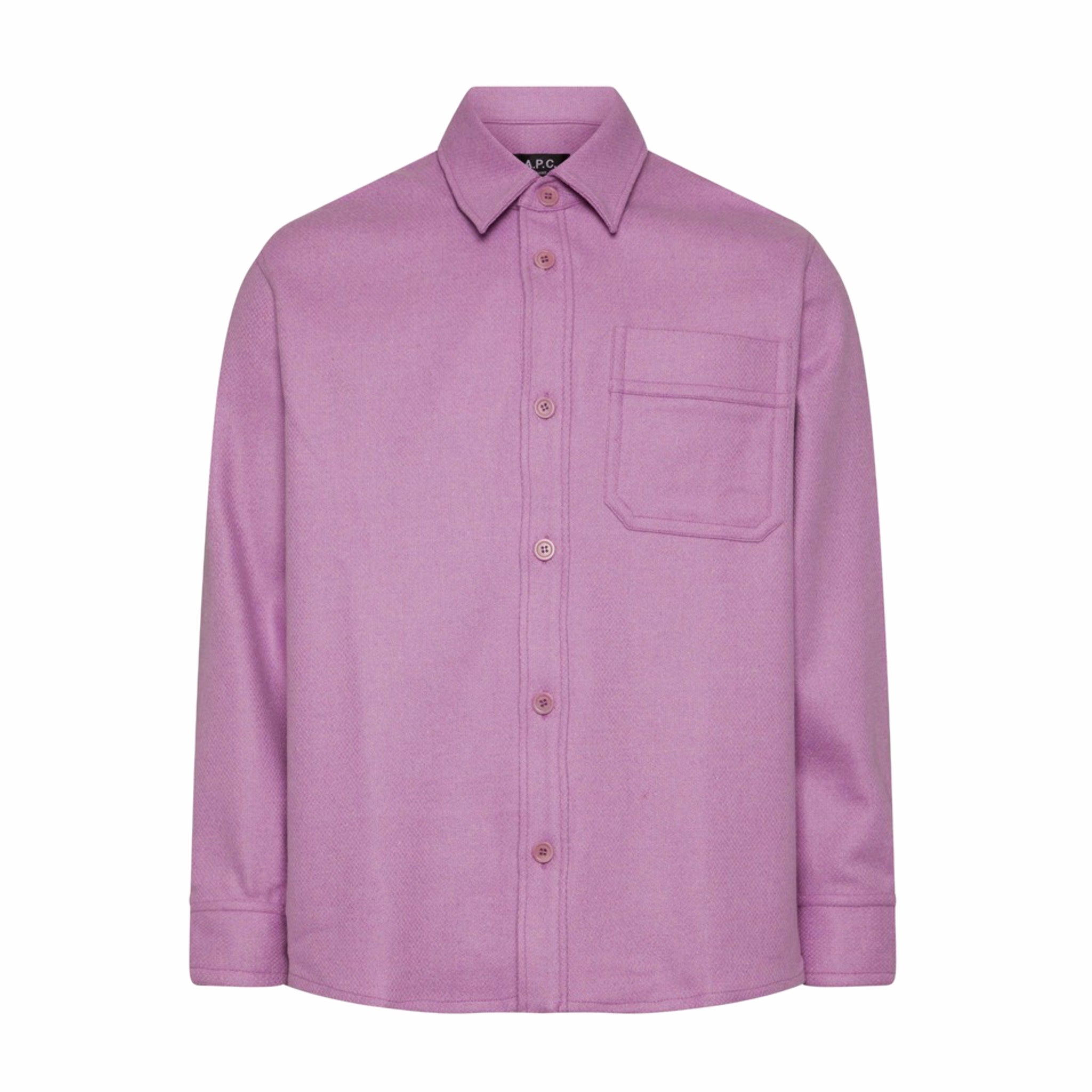 A.P.C., A.P.C. Uomo Surchemise Basile - Camicia over (rosa)