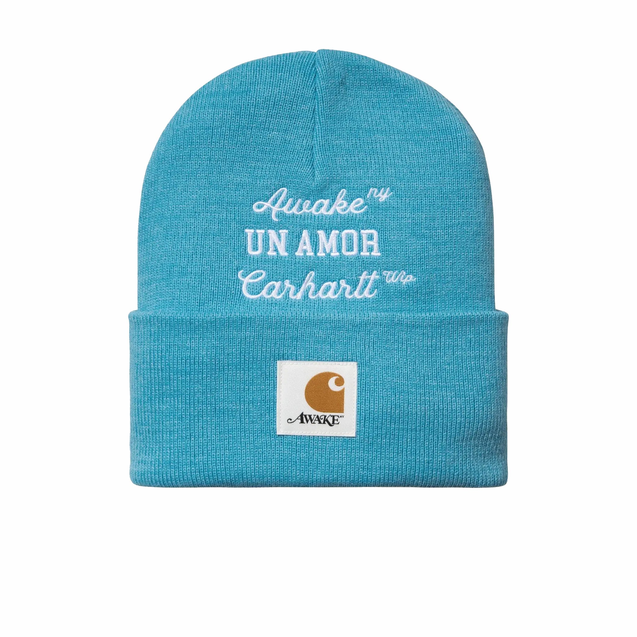 Sveglia NY, Awake NY X Carhartt WIP Un Amor Beanie (Awake NY Blue)