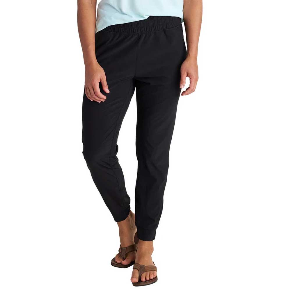 Vola gratis, Bamboo-Lined Breeze Pull On Jogger da donna - Nero