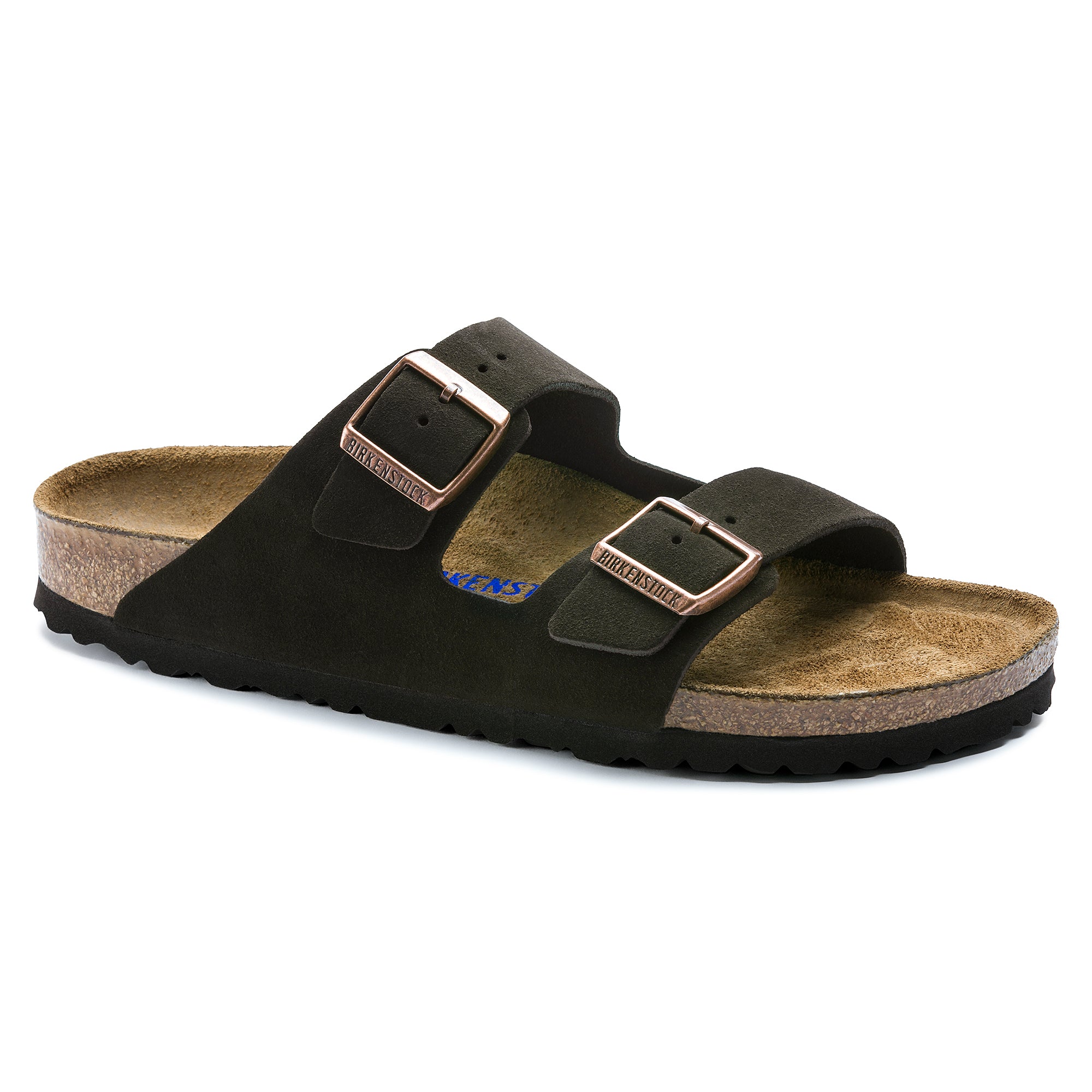 Birkenstock, Birkenstock Arizona Soft Footbed camoscio moka