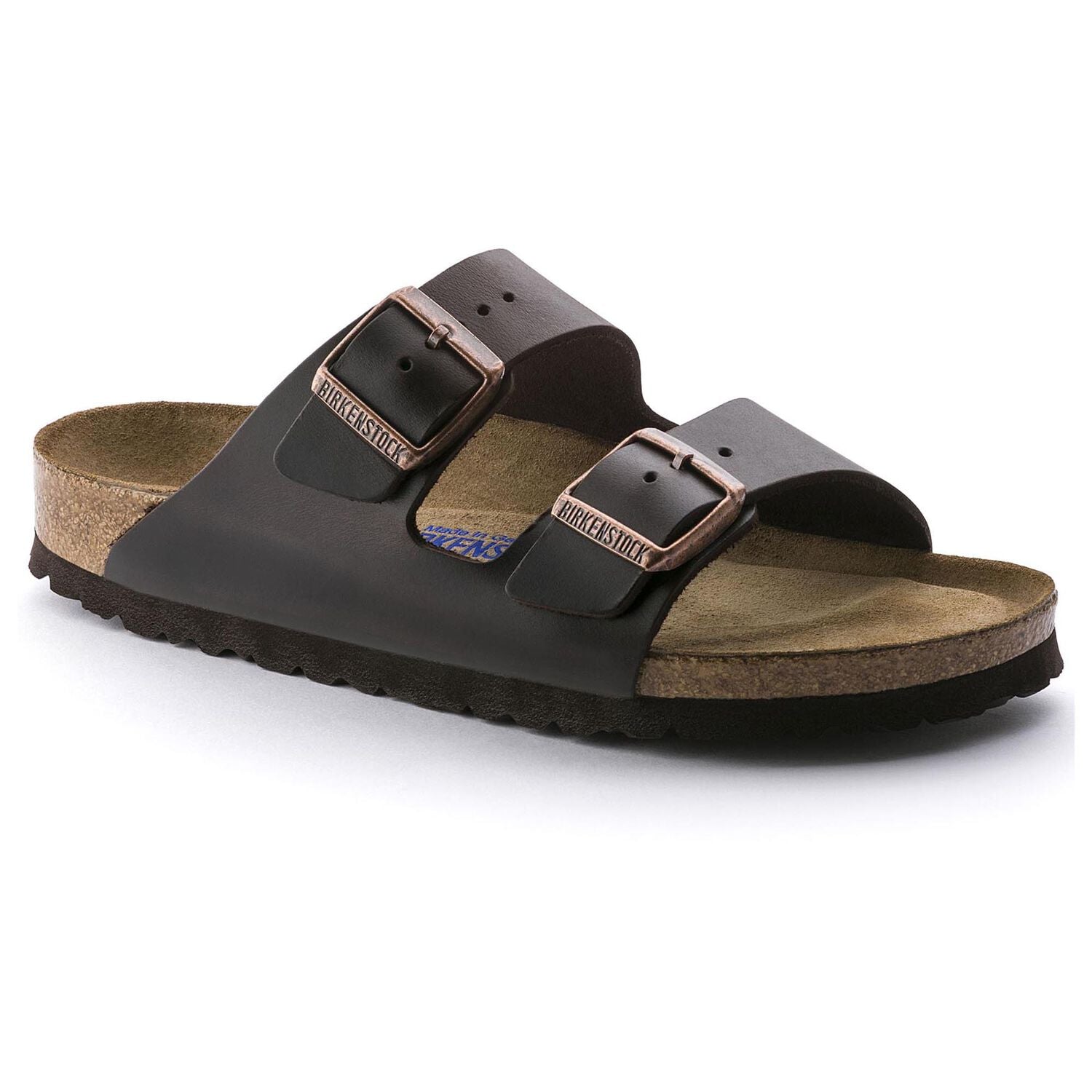 Birkenstock, Birkenstock Arizona Soft Footbed pelle marrone amalfi