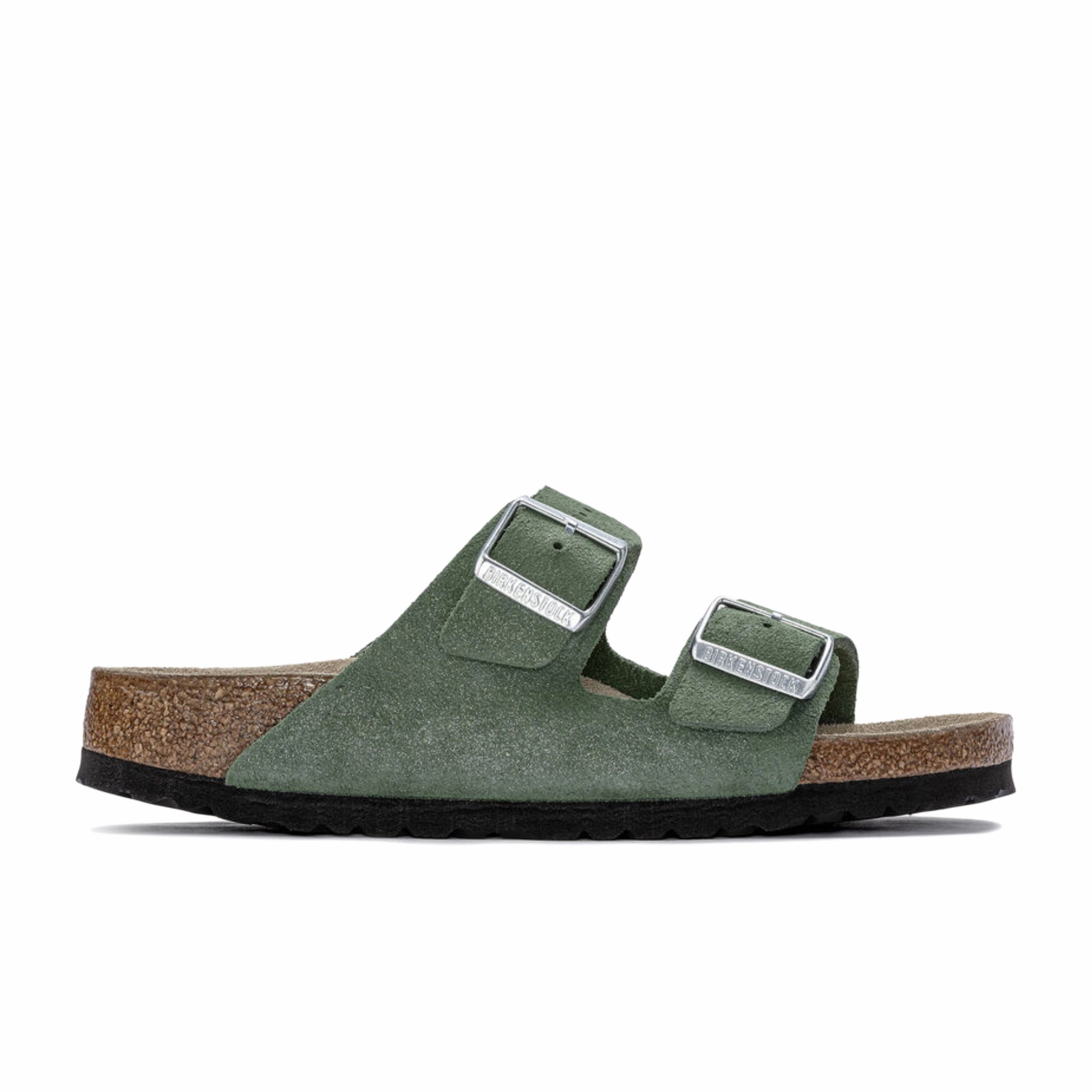 Birkenstock, Birkenstock Donna Arizona Soft Footbed Shimmering Suede - Stretto (Timo)