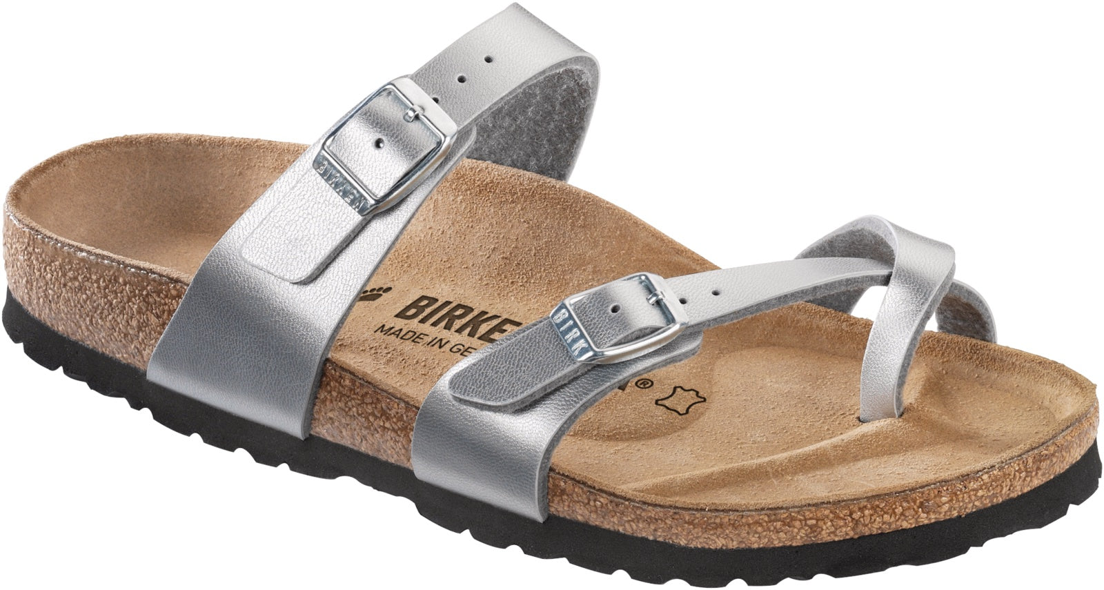 Birkenstock, Birkenstock Edizione Limitata Bambini Mayari argento Birko-Flor