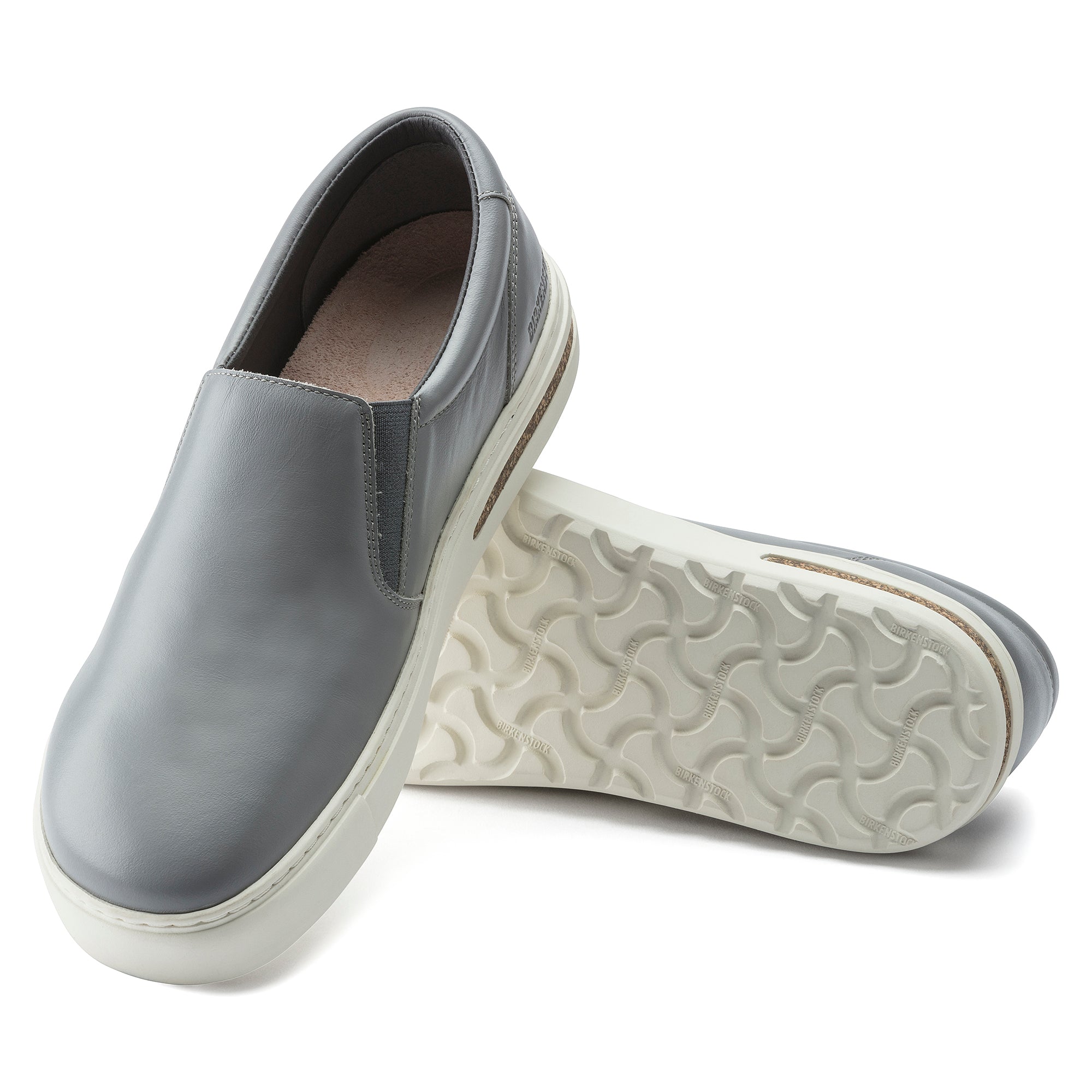 Birkenstock, Birkenstock Edizione Limitata Oswego in pelle grigia