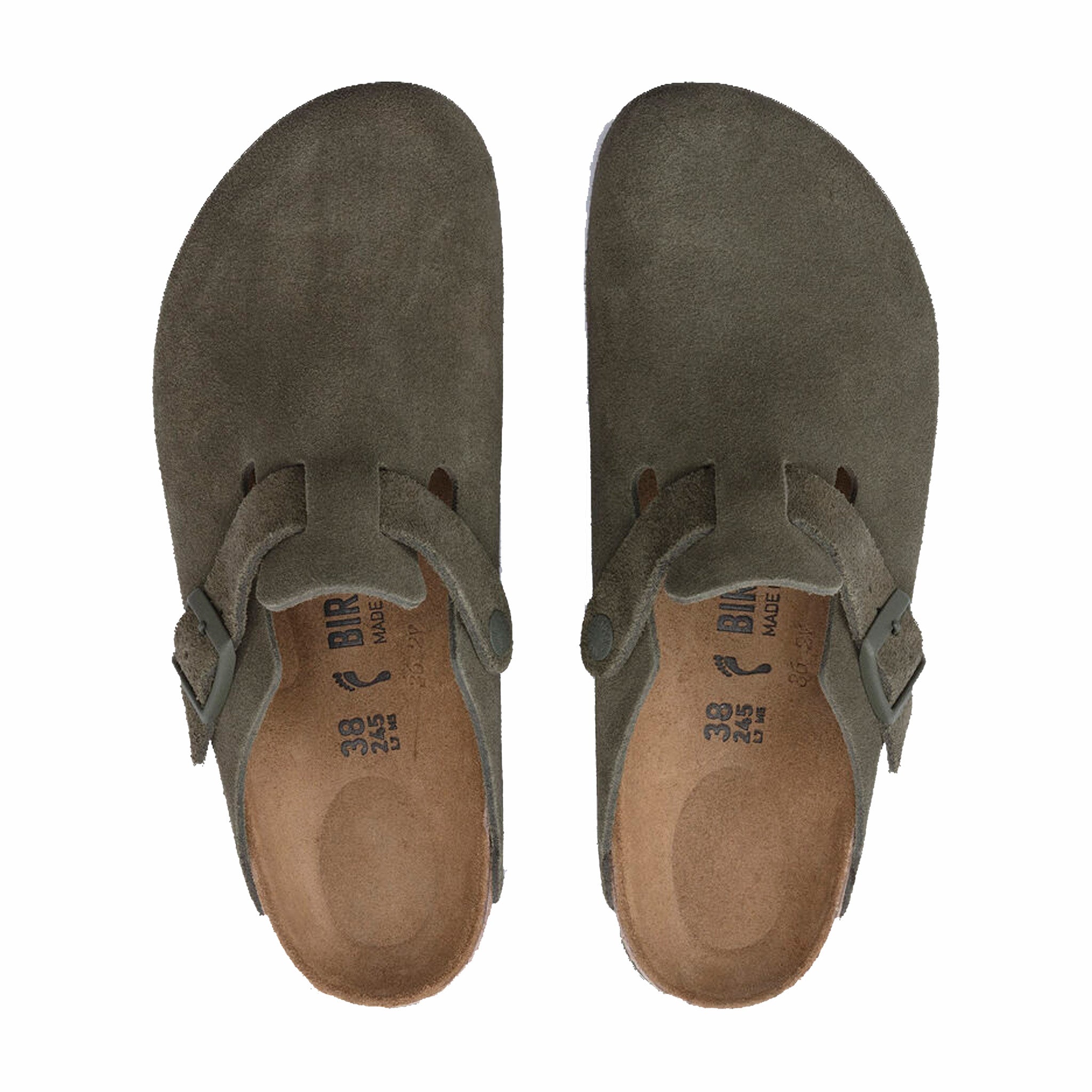 Birkenstock, Birkenstock Uomo Boston Modern Suede - Regular (Timo)