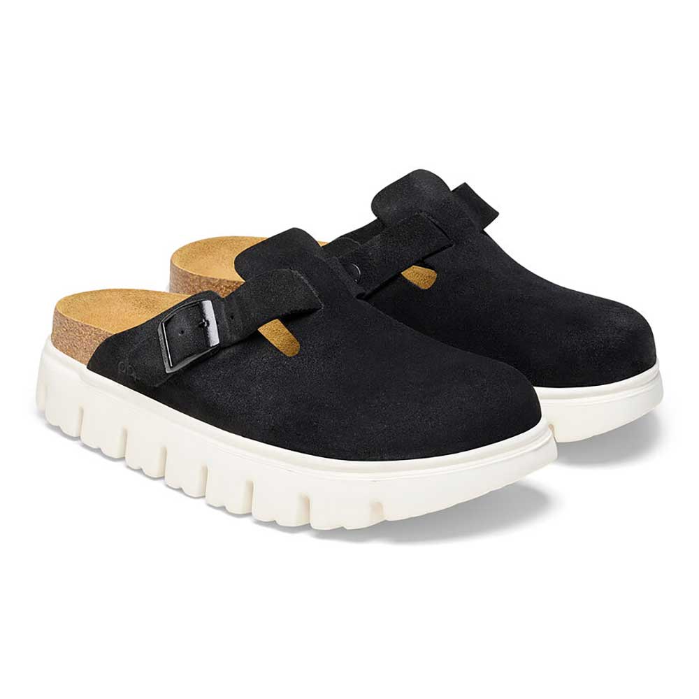 Birkenstock, Boston Chunky da donna - Nero - Medio/Stretto (B)