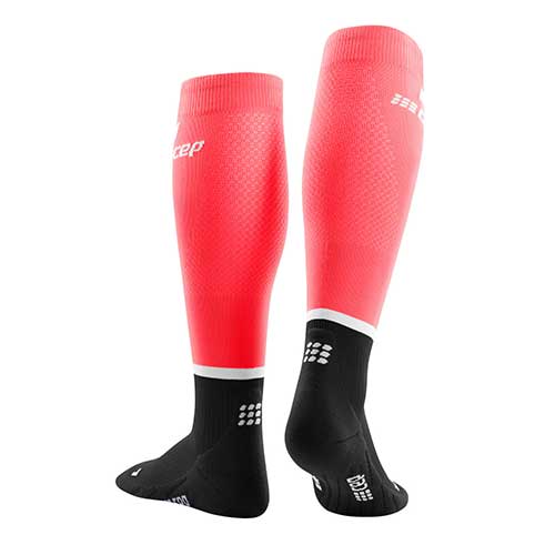 CEP, Calze a compressione The Run 4.0 da donna - Rosa/Nero