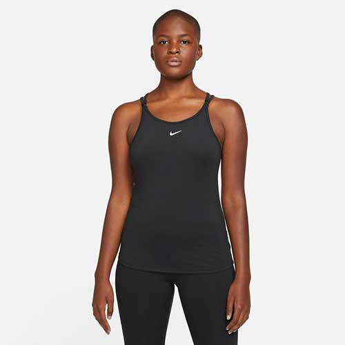 Nike, Canotta Nike Dri-Fit One Luxe Slim Fit Strappy Donna - Nero