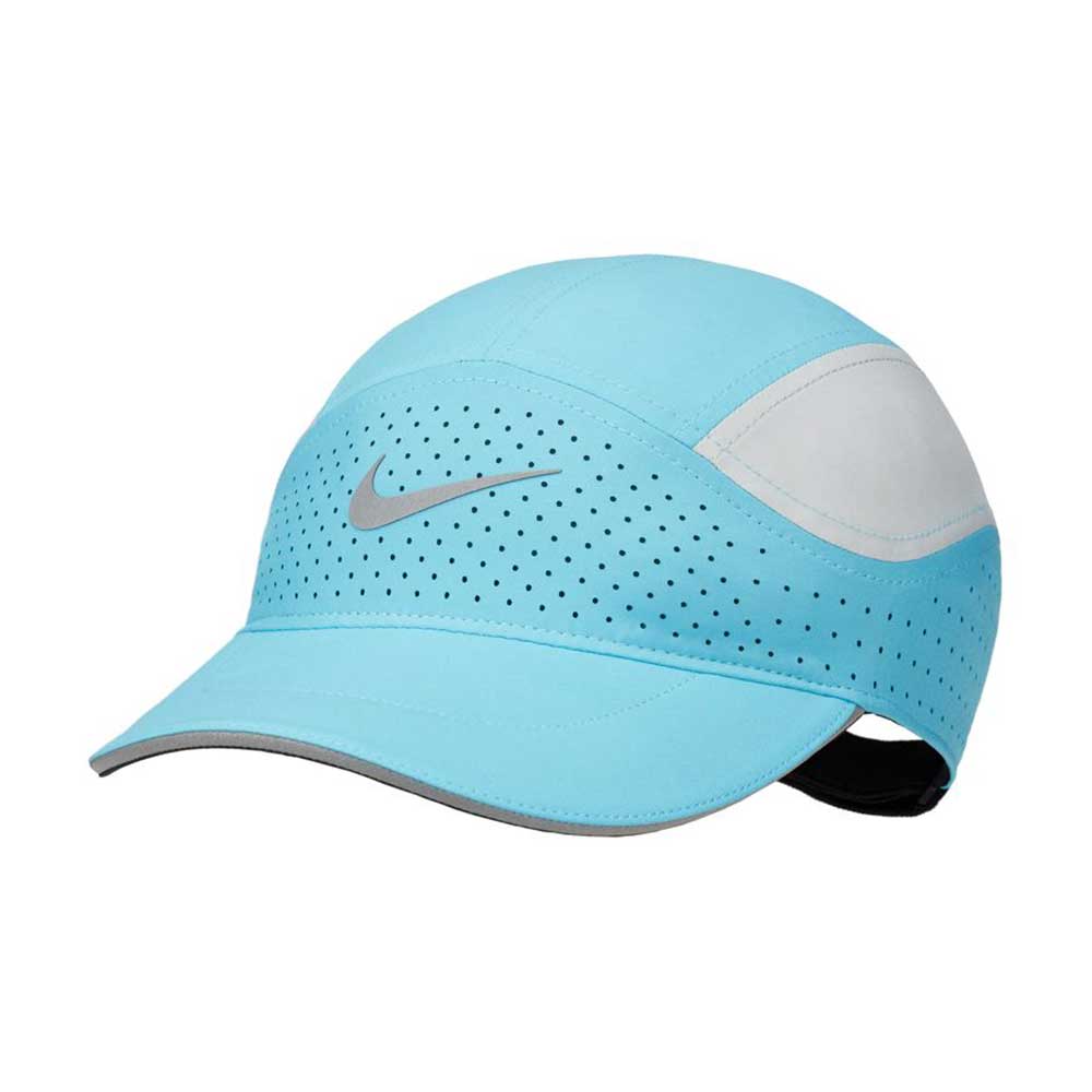 Nike, Cappellino unisex Nike AeroBill DFADV Tailwind Elite - Blu baltico/argento riflettente