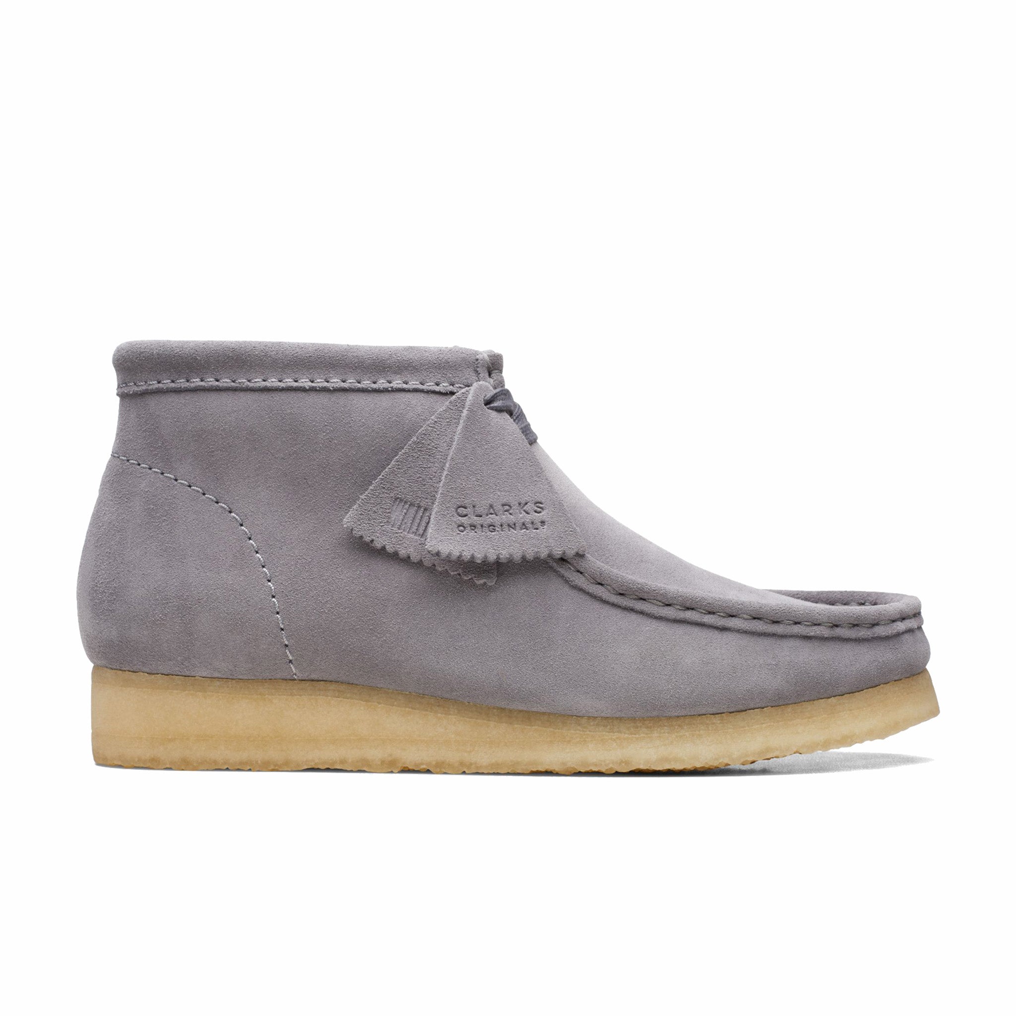 Clarks, Clarks Wallabee Boot (camoscio grigio)