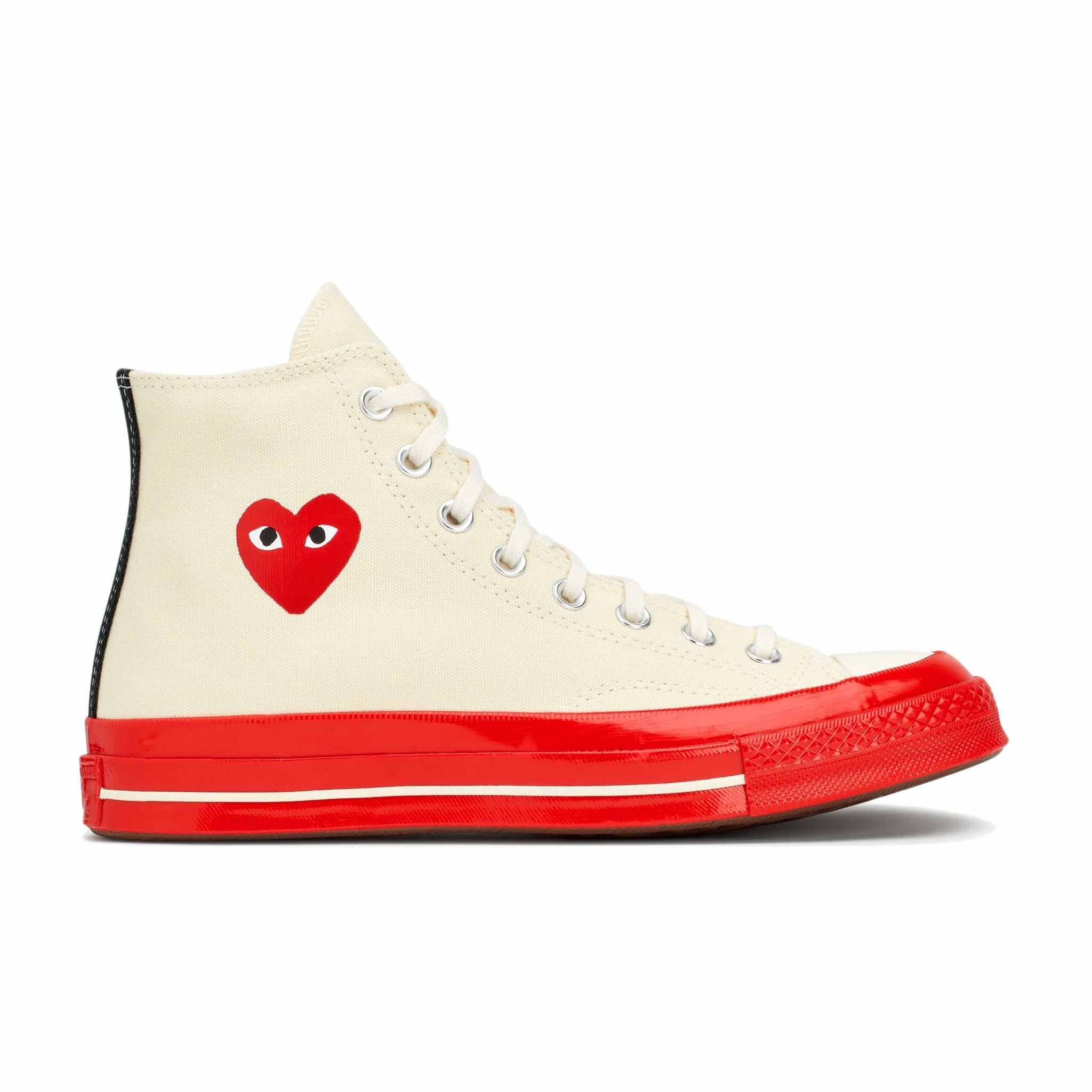 Comme des Garçons, Comme des Garçons PLAY Converse Chuck '70 Red Sole Hi (Off White) P1K124