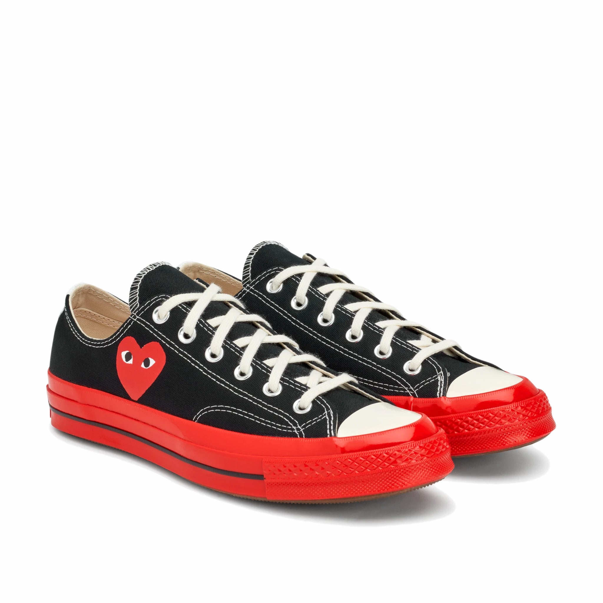 Comme des Garçons, Comme des Garçons PLAY Converse Chuck '70 Red Sole Ox (Nero) P1K123