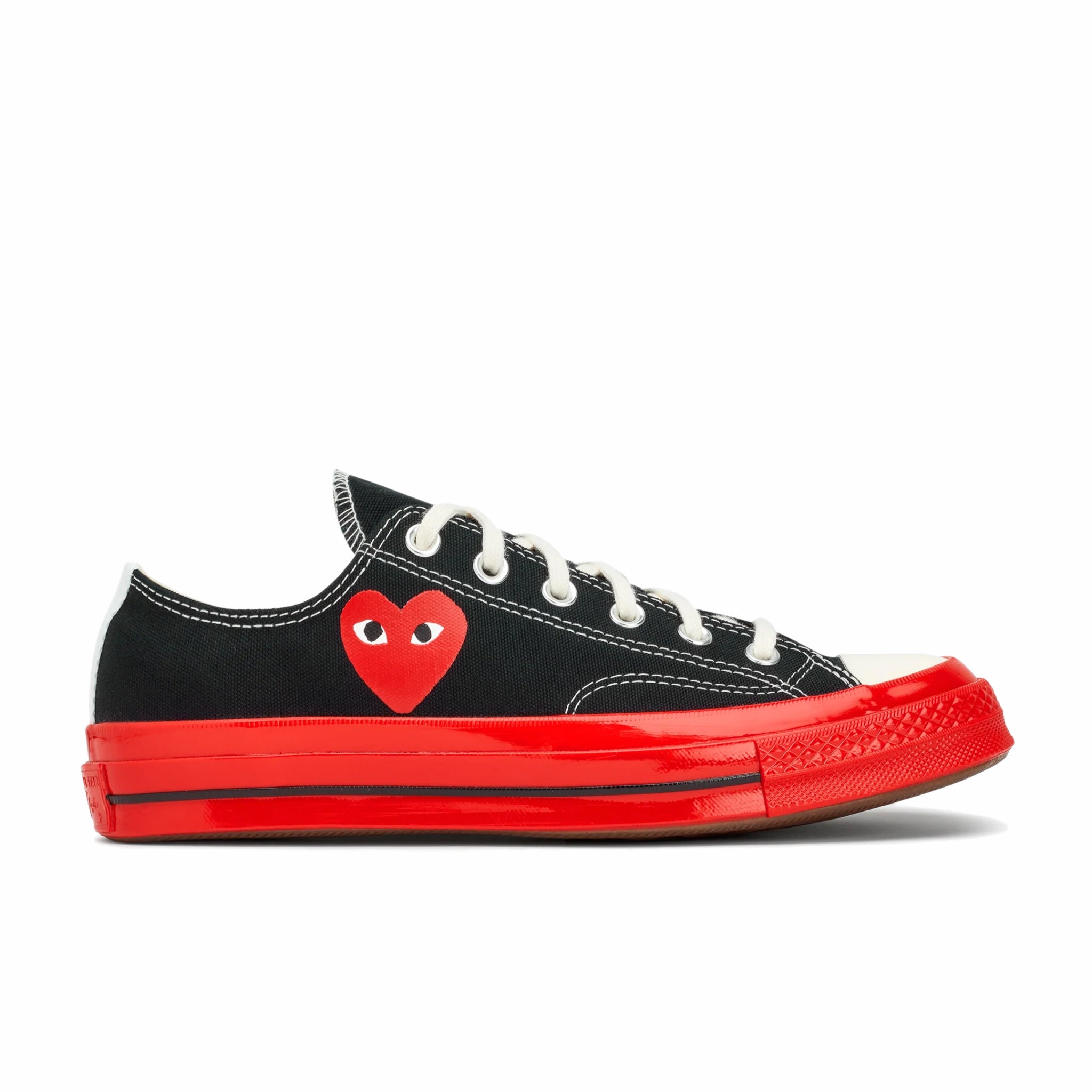 Comme des Garçons, Comme des Garçons PLAY Converse Chuck '70 Red Sole Ox (Nero) P1K123