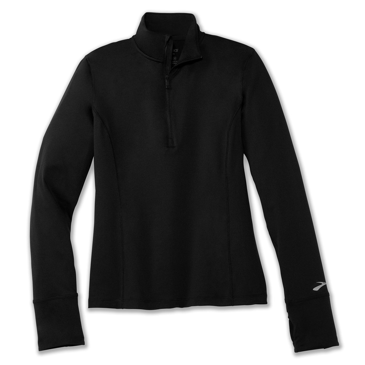 Brooks, Dash 1/2 Zip Top Donna - Nero