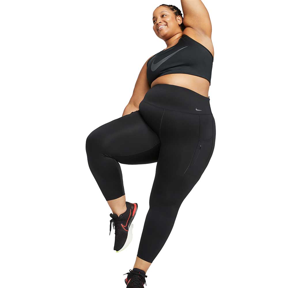 Nike, Donna Nike Dri-Fit Go High Rise 7/8 Tight - Nero