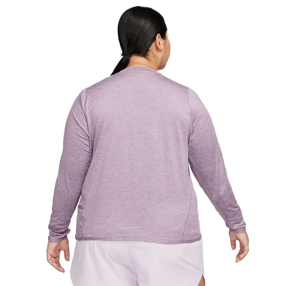 Nike, Donna Nike Swift Element Crew Top EXT - Violet Dust