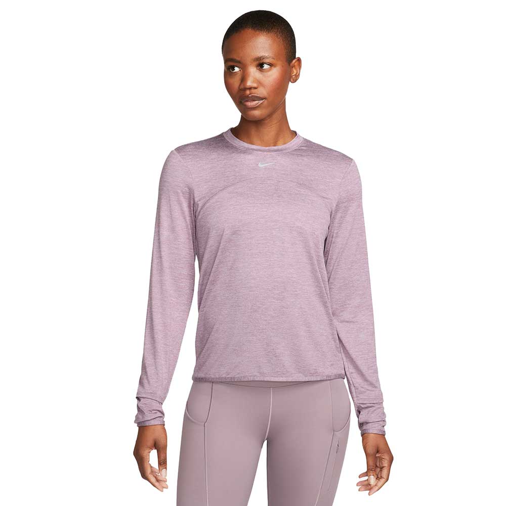 Nike, Donna Nike Swift Element Crew Top - Violet Dust