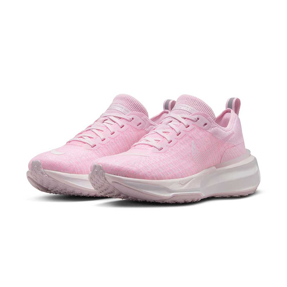 Nike, Donna ZoomX Invincible Flyknit 3 - Schiuma rosa/bianco/rosa perlato