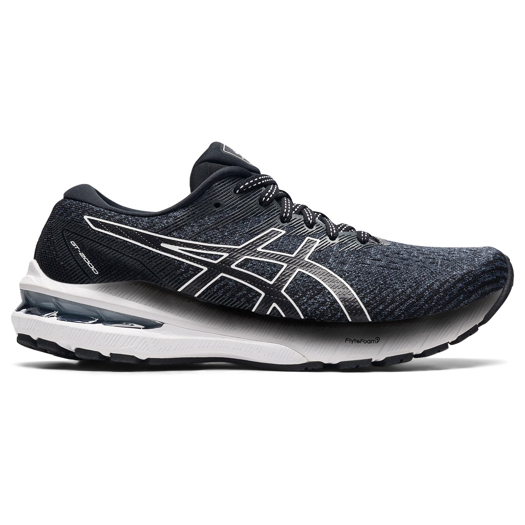 Asics, Donne GT 2000 10 - Nero/Bianco - Ampio (D)