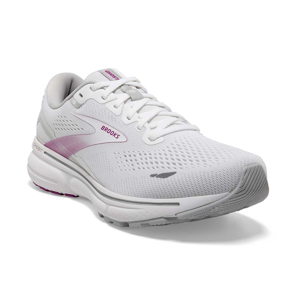 Brooks, Donne Ghost 15 - Bianco/Oyster/Viola