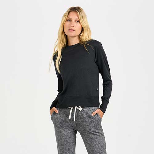 Vuori, Equipaggio Daydream da donna - Nero Heather