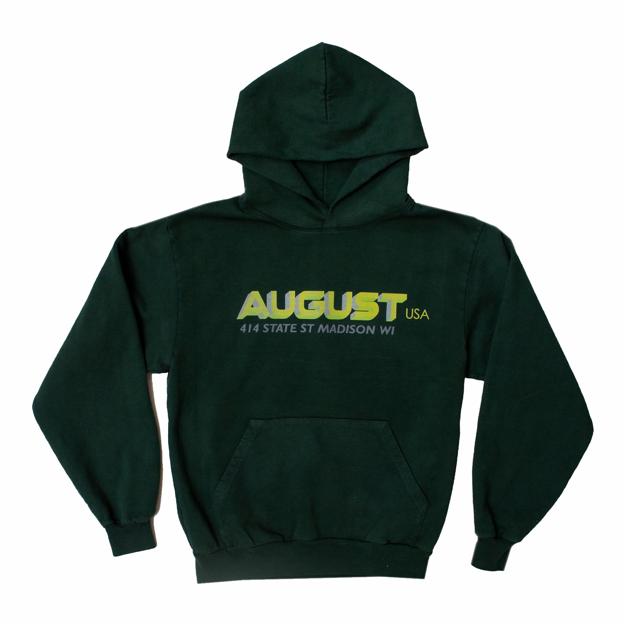 Agosto, Felpa con cappuccio August "August Tested" (Ivy)