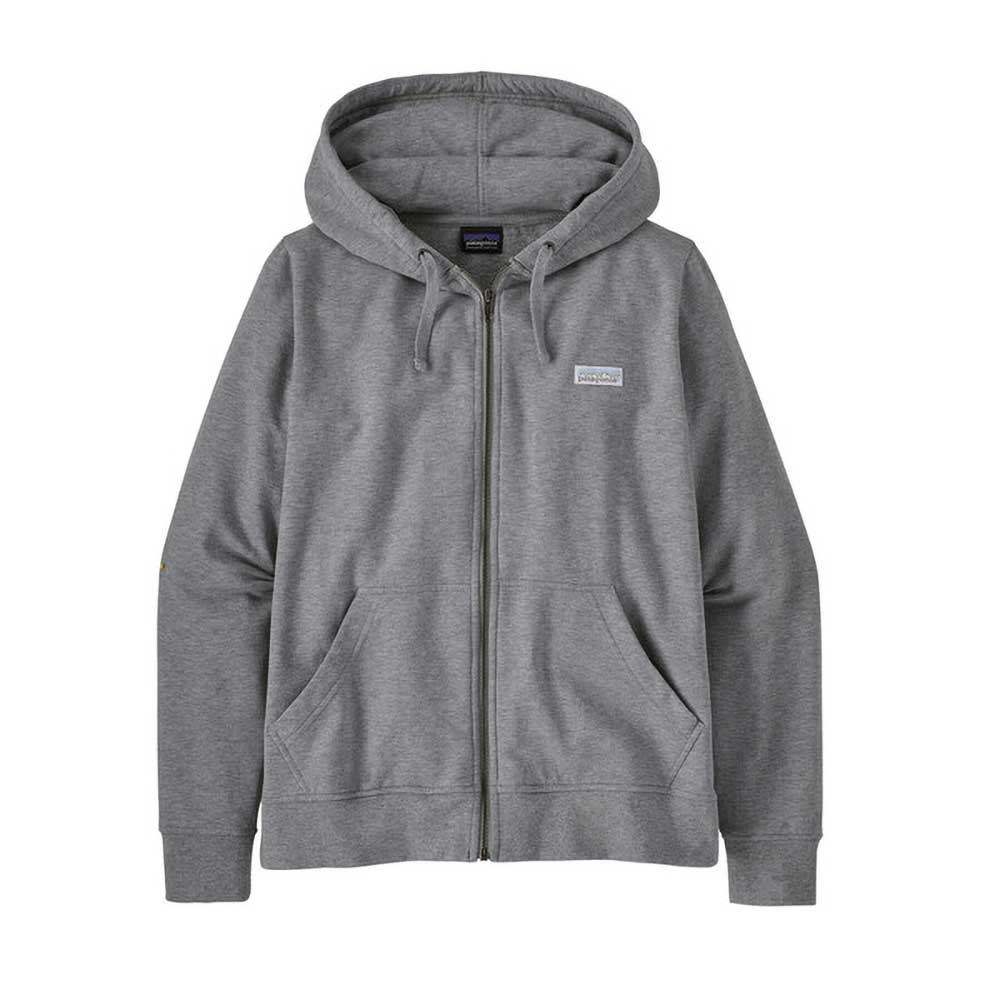 Patagonia, Felpa con cappuccio a zip integrale Ahnya Donna - Grigio Sale