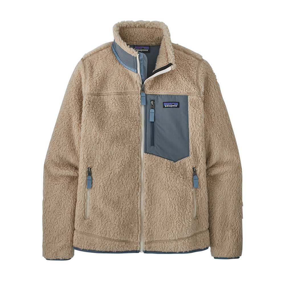 Patagonia, Giacca Classic Retro-X da donna - Naturale scuro e grigio pennacchio