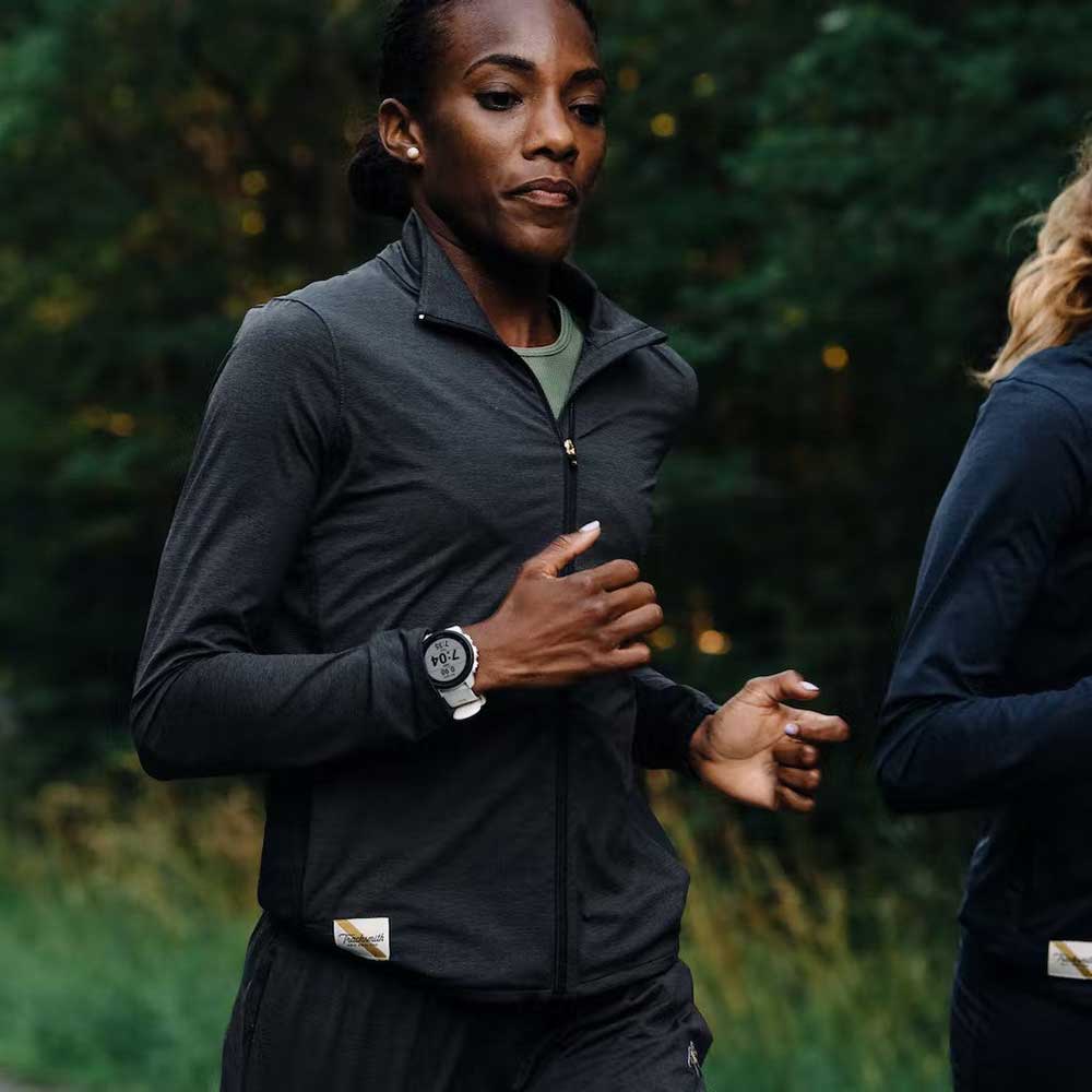 Tracksmith, Giacca Session da donna - Antracite