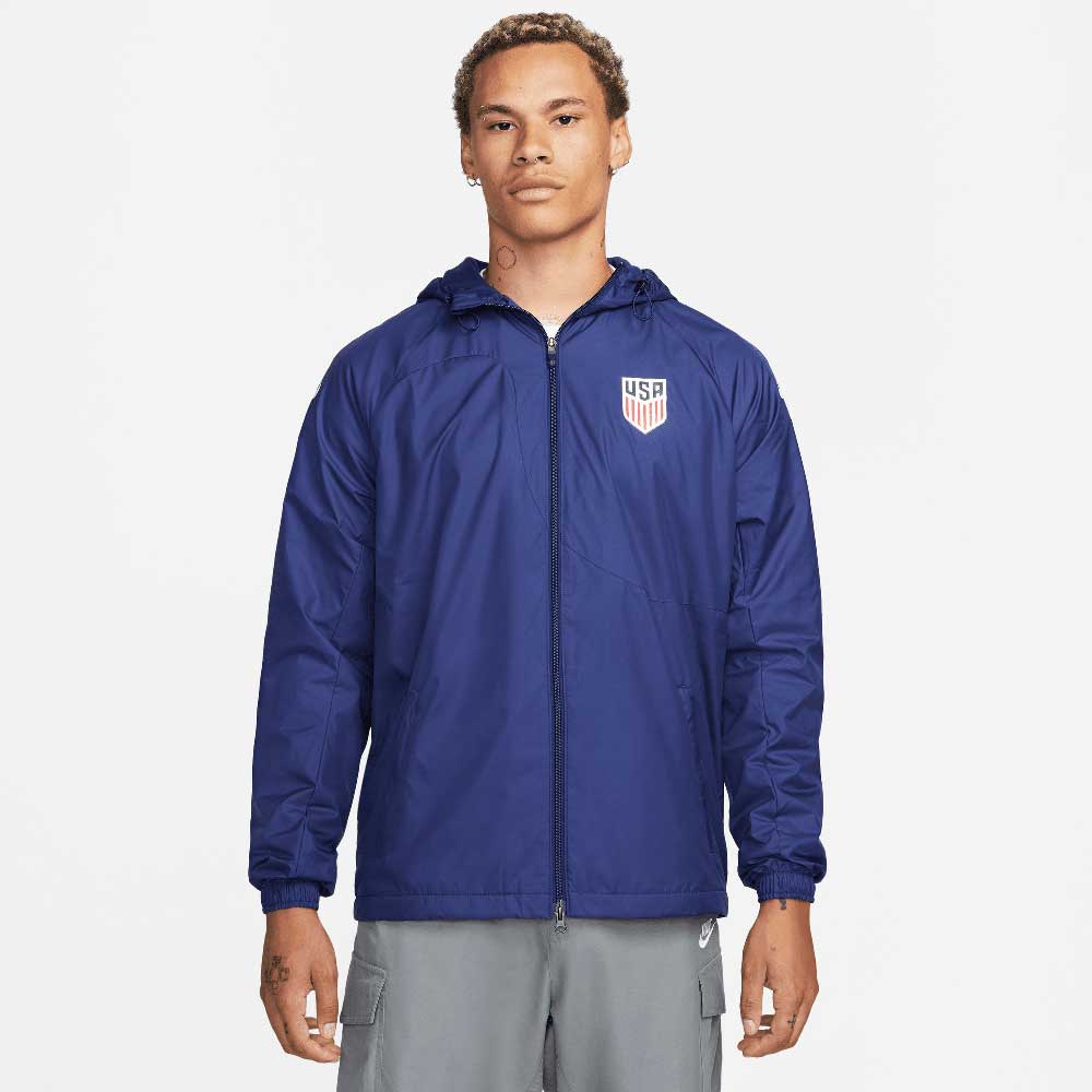 Nike, Giacca USA Strike Anthem da uomo - Loyal Blue/Loyal Blue/White