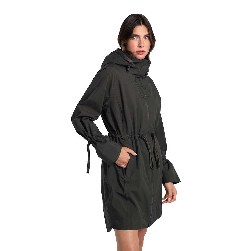 Lole, Giacca da pioggia oversize Piper da donna - Olive