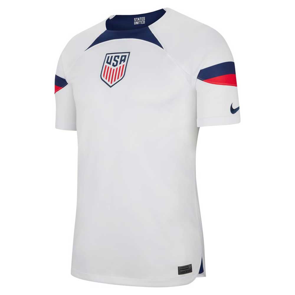 Nike, Maglia USA DF Stadium Home SS da uomo - bianco/blu