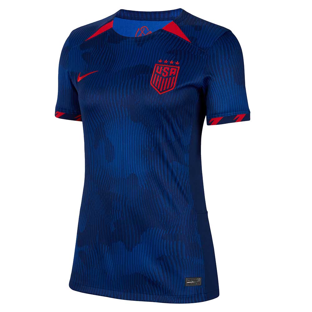 Nike, Maglia da calcio Nike Dri-FIT da donna USWNT (4-Star) 2023 Stadium Away - Royal/Loyal Blue/Speed Red/Speed Red