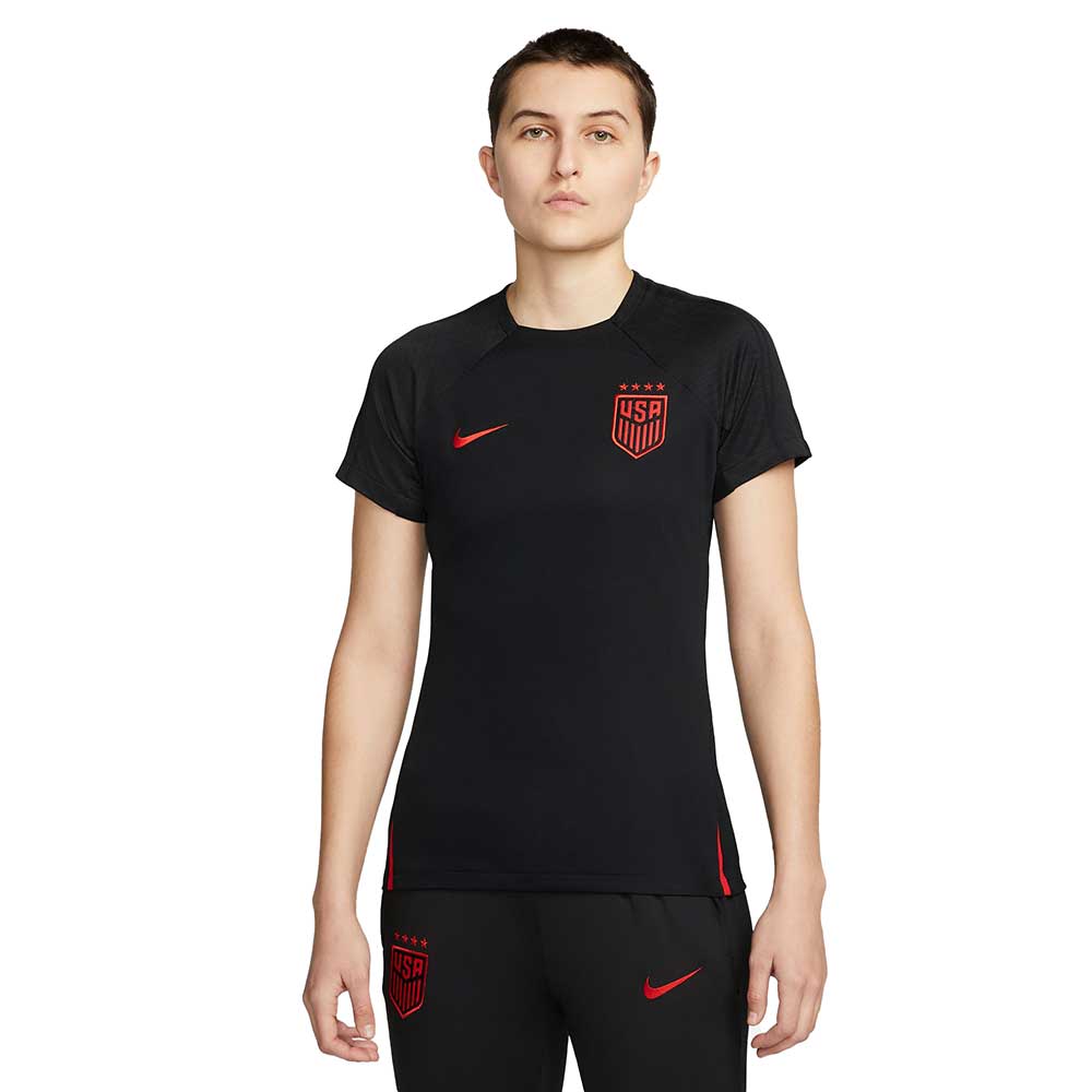 Nike, Maglia da calcio USA Strike Nike Dri-FIT Donna - Nero/Speed Red/Speed Red