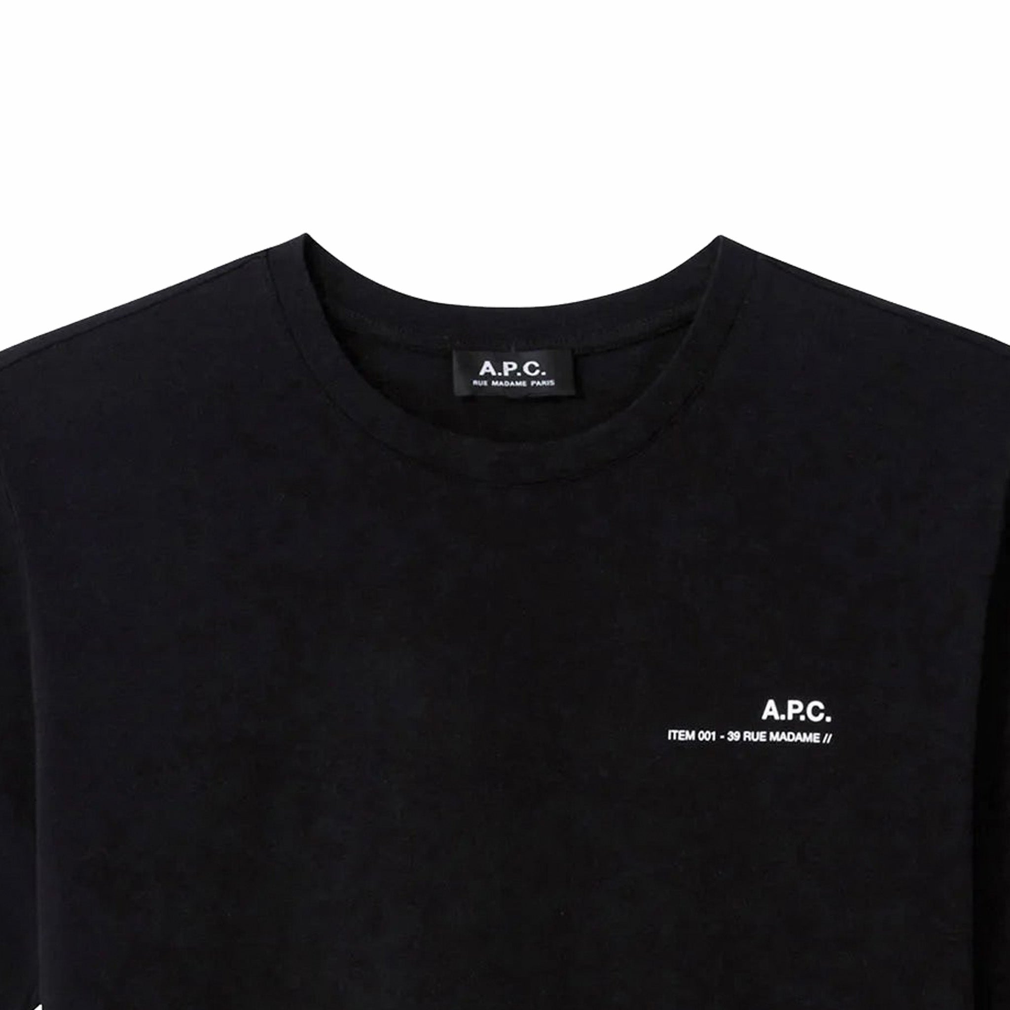 A.P.C., Maglietta A.P.C. Item (Noir)