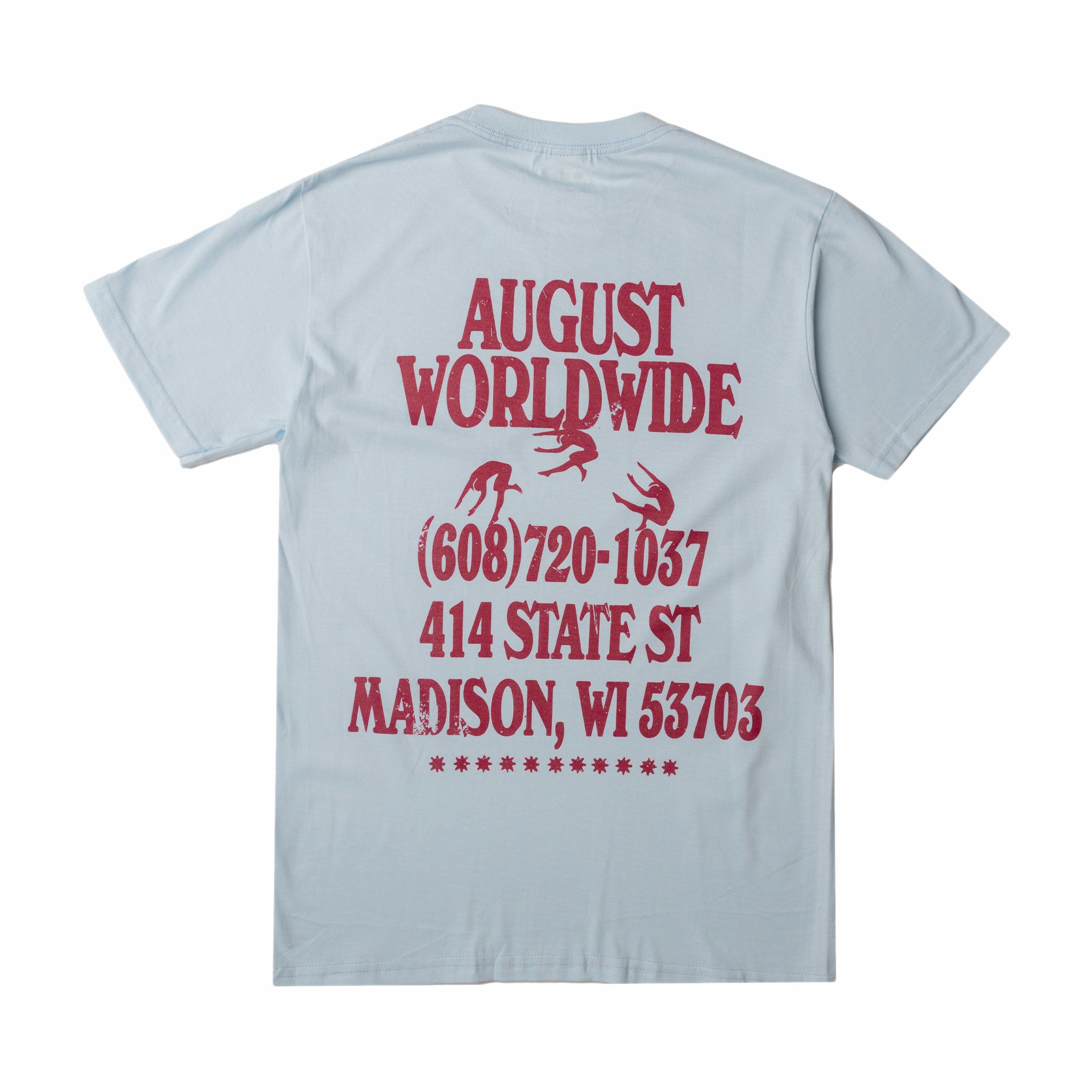 Agosto, Maglietta August "Worldwide" (Chambray)