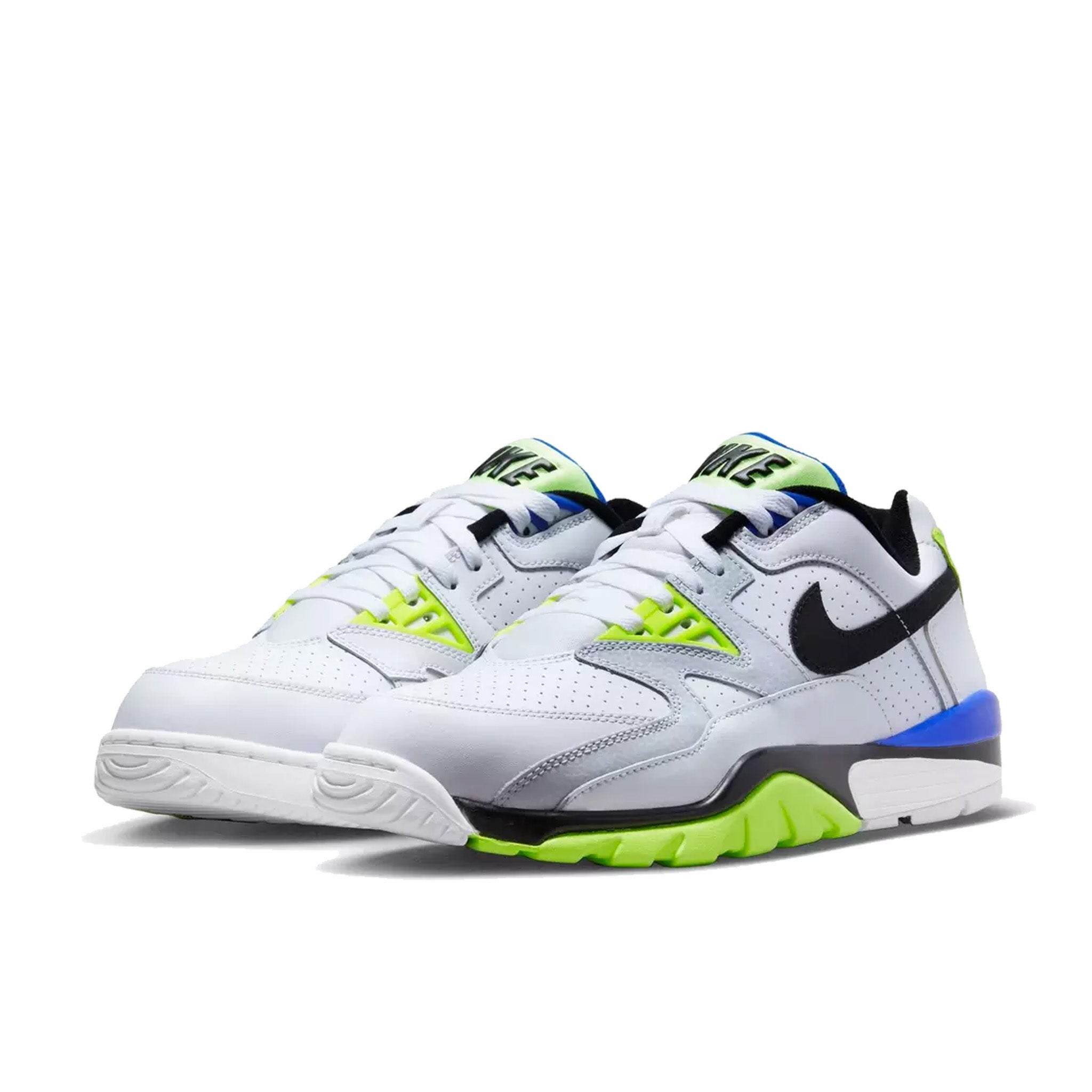 Nike, Nike Air Cross Trainer 3 Low (Bianco/Nero-Pure Platinum-Racer Blue)