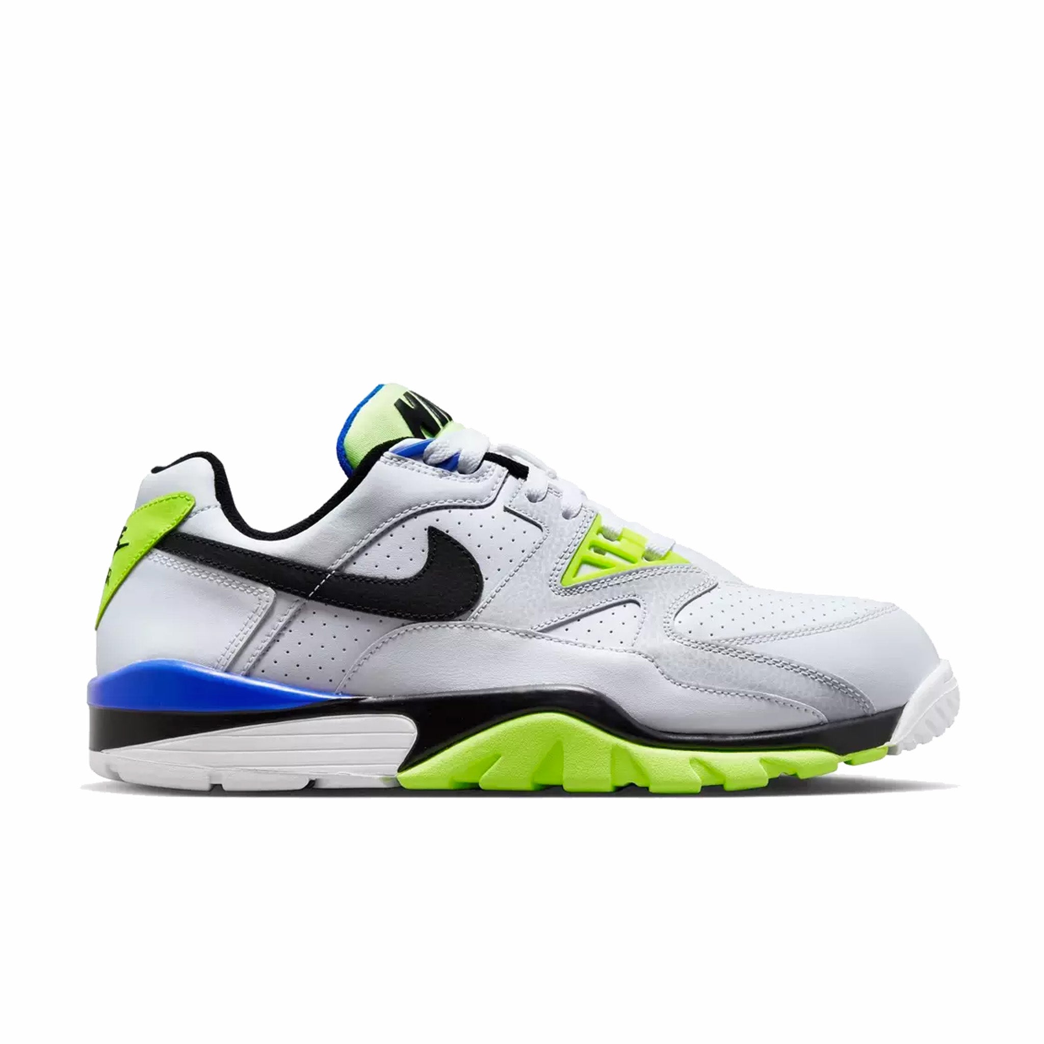 Nike, Nike Air Cross Trainer 3 Low (Bianco/Nero-Pure Platinum-Racer Blue)