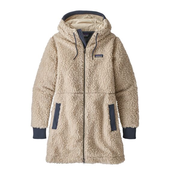 Patagonia, Parka Dusty Mesa da donna - Naturale con fondina blu