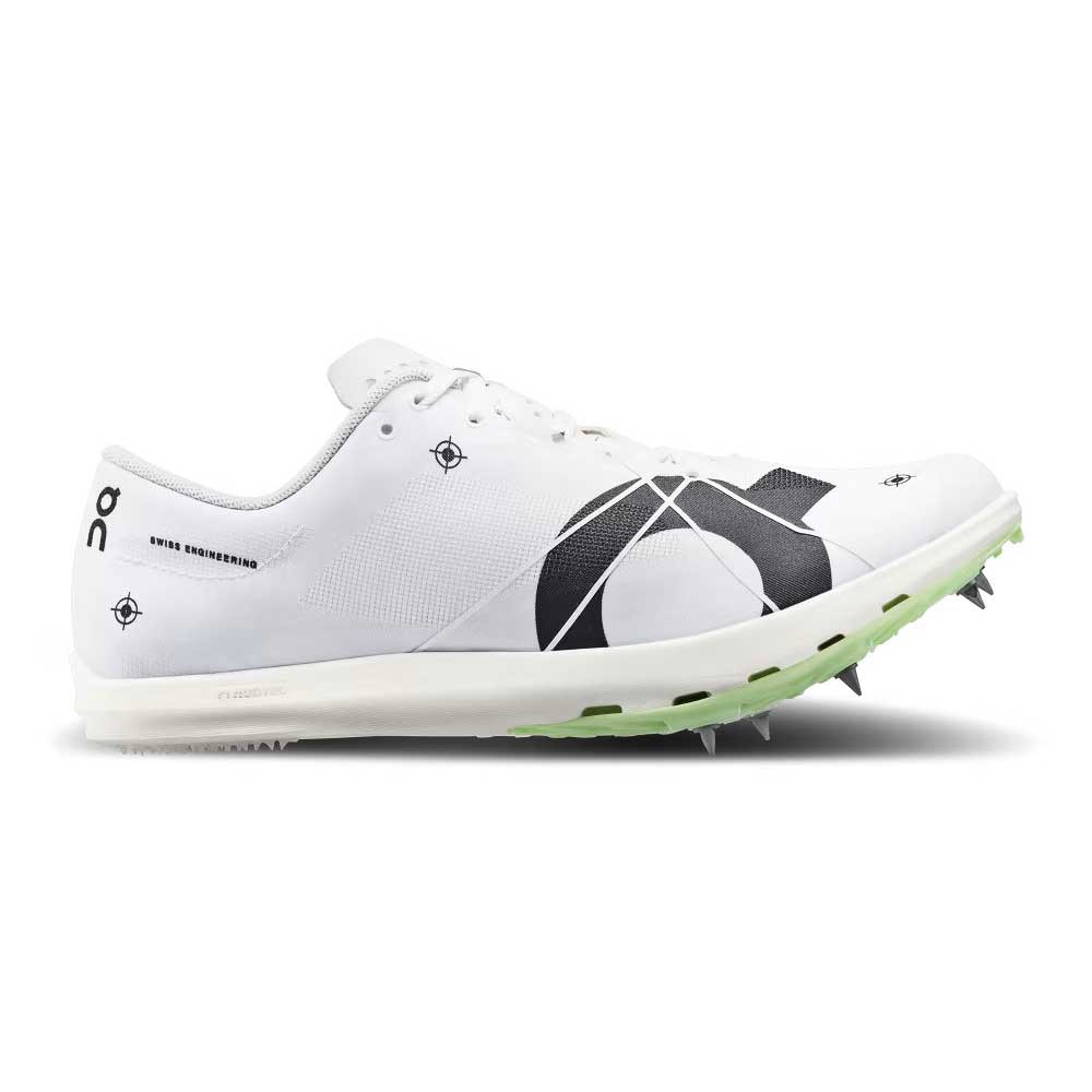 In corsa, Pista Cloudspike 1500m da donna - Undyed-White/Mint- Regular (B)