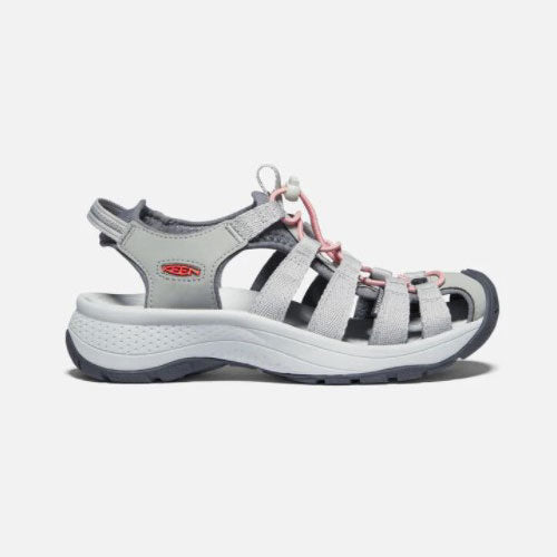 KEEN, Sandalo Astoria West da donna - Grigio/Corallo - Regolare (B)