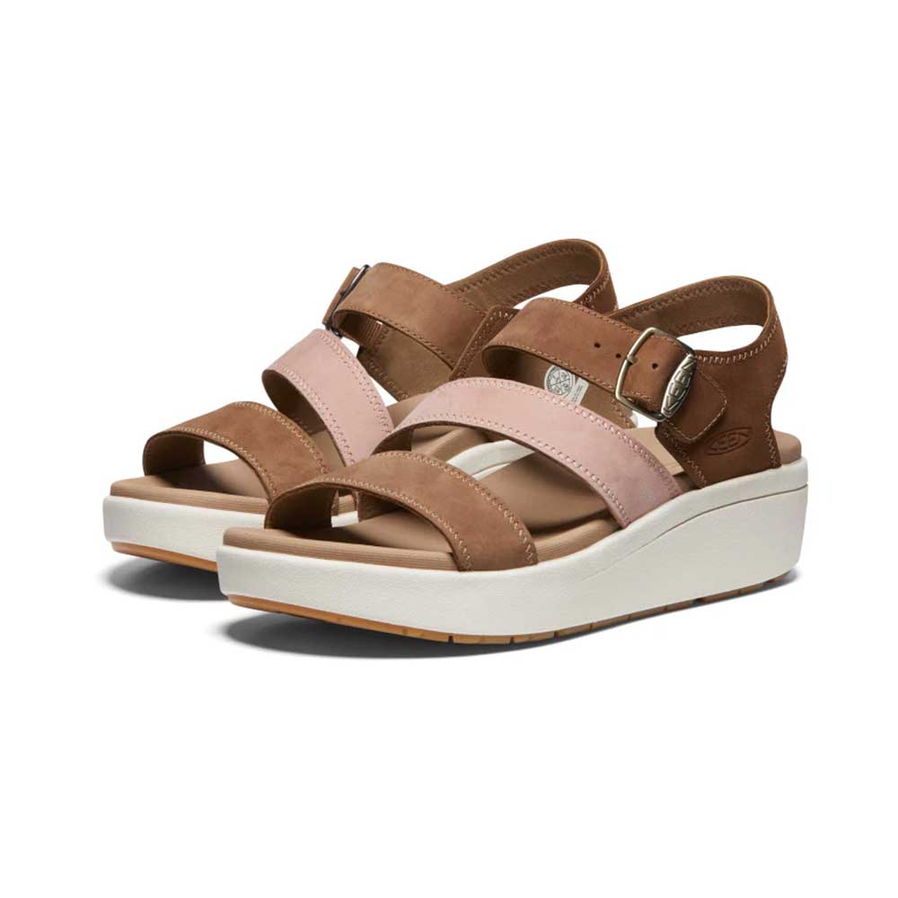 KEEN, Sandalo Ellecity Backstrap Donna - Cocco tostato/Fawn - Regolare (B)