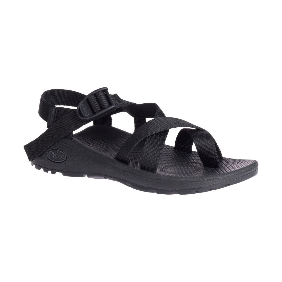 Chaco, Sandalo Z Cloud 2 da donna - Nero solido - Regolare (B)