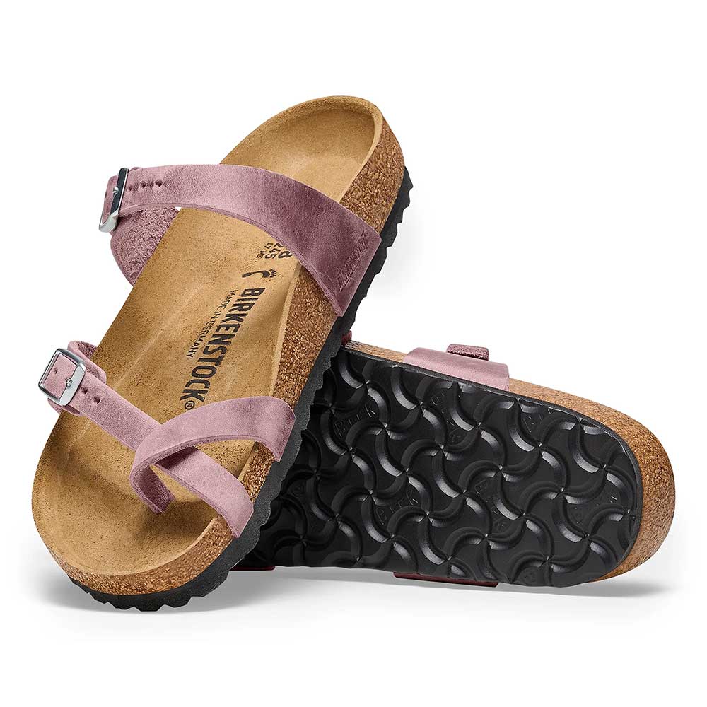 Birkenstock, Sandalo donna Mayari in pelle oliata - Lavanda - Regolare/Largo