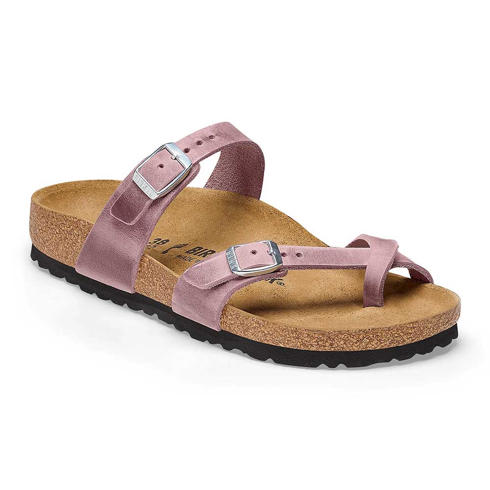 Birkenstock, Sandalo donna Mayari in pelle oliata - Lavanda - Regolare/Largo