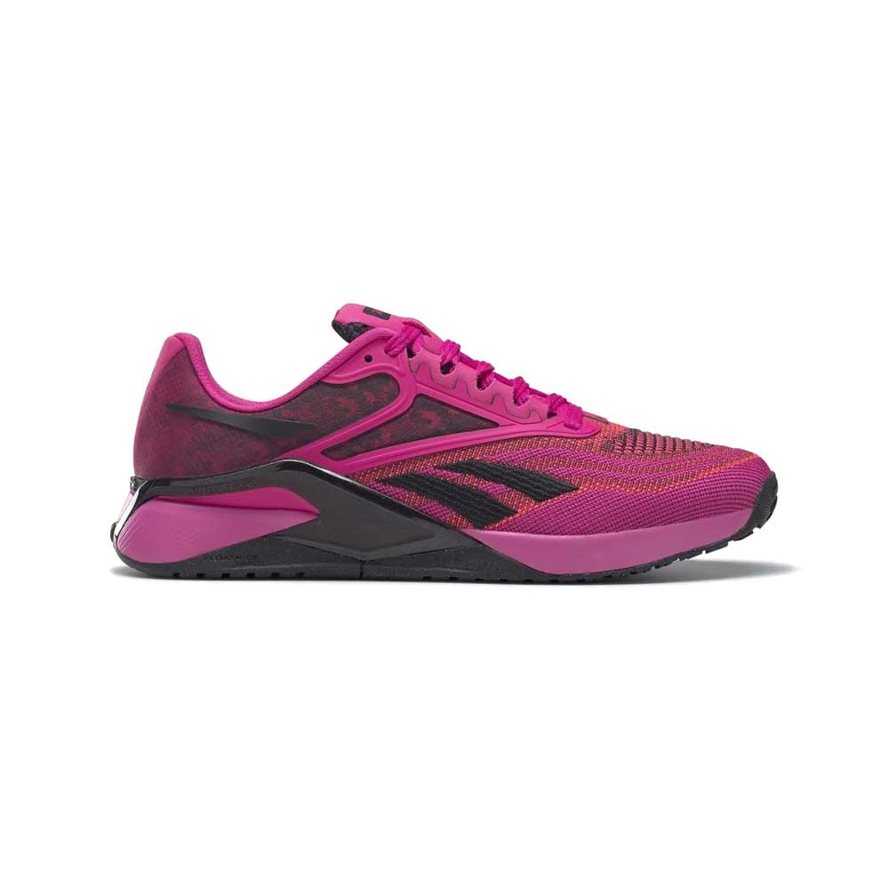 Reebok, Scarpa da allenamento Nano 2 da donna - Rosa fiero/nero/arancio - Regolare (B)