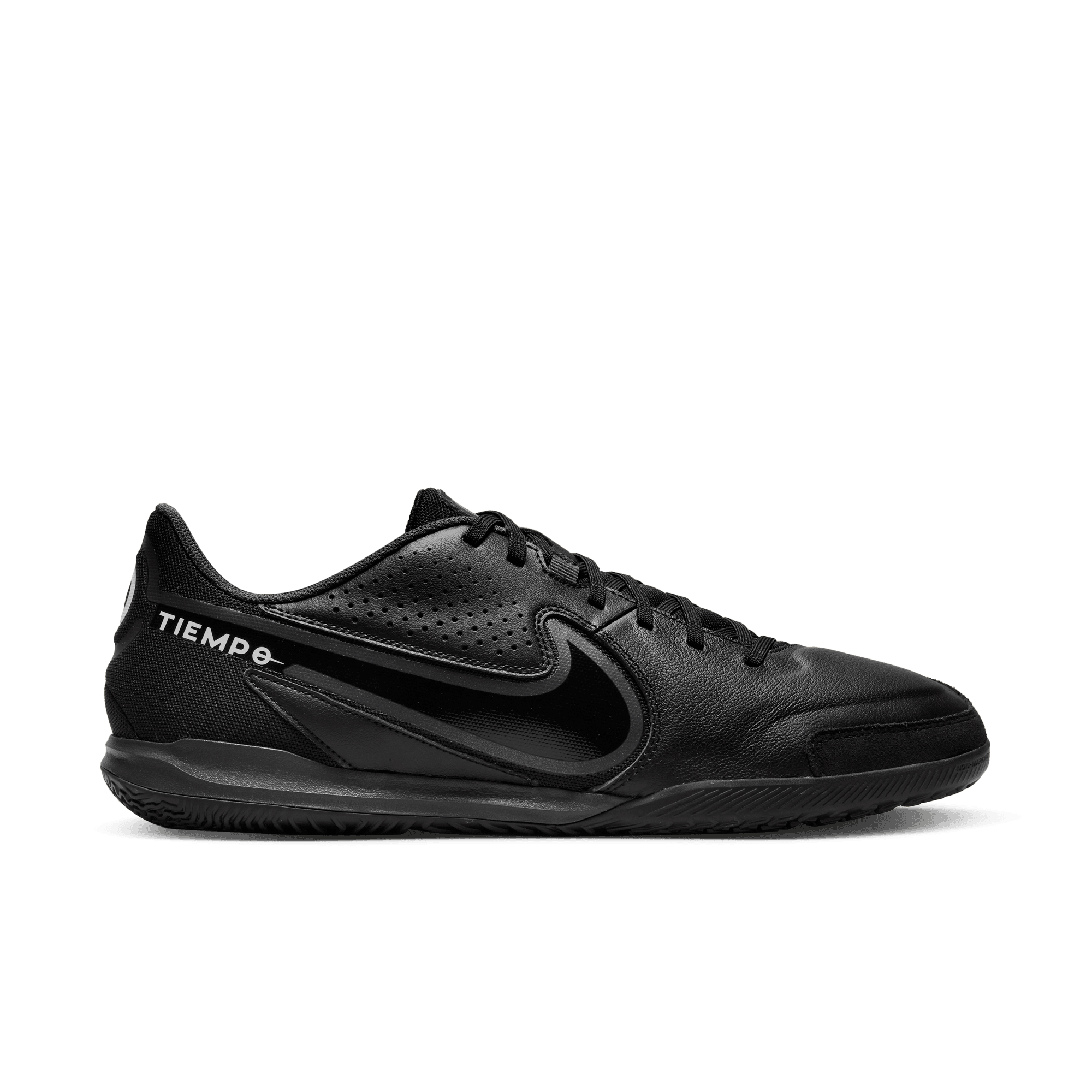 Nike, Scarpa da calcio unisex Tiempo Legend 9 Academy IC - Nero/Fumo scuro - Regolare (D)