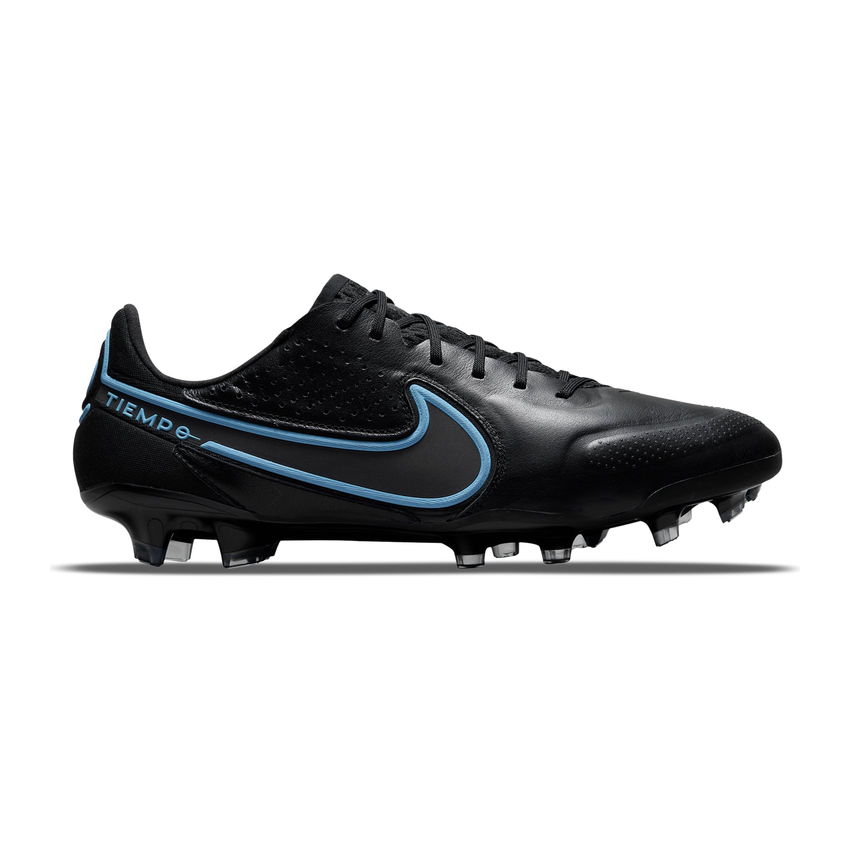 Nike, Scarpa da calcio unisex Tiempo Legend 9 Elite FG - Nero/Grigio ferro