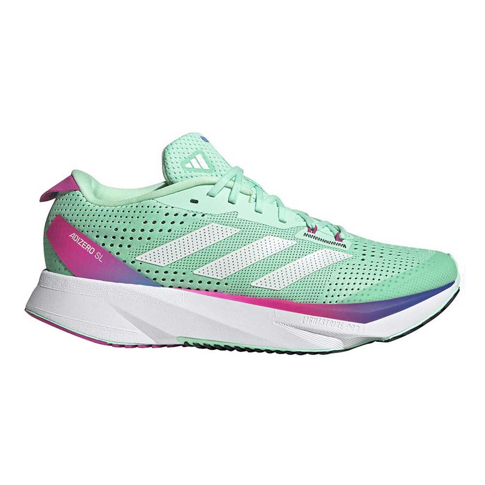 adidas, Scarpa da corsa AdiZERO SL Donna - Pulse Mint/Zero Met./Lucid Fuchsia - Regular (B)