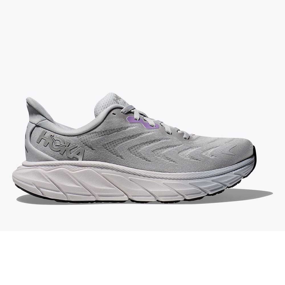 HOKA, Scarpa da corsa Arahi 6 Donna - Harbor Mist/Argento - Regolare (B)